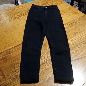 COTTON ON Jeans 4 Womens BLACK Denim ULTRA HIGH SUPER STRETCH Preowned Casual